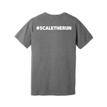 Load image into Gallery viewer, #SCALETHERUN - Grey Unisex T-shirt - Knurly Designs