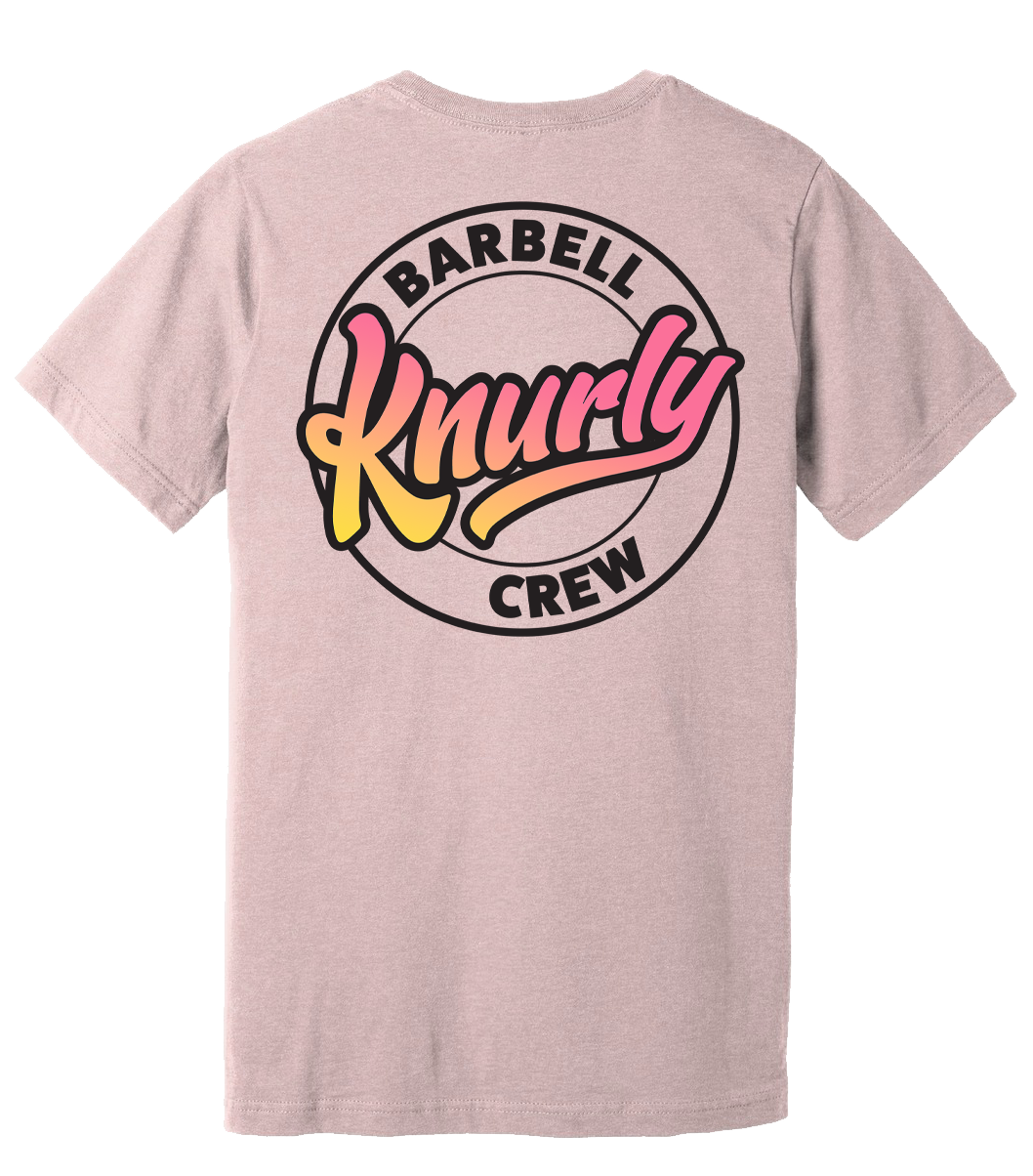 Knurly Barbell Crew - Pink