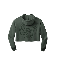 Load image into Gallery viewer, Knurly Barbell Crew Cropped Hoodie - Knurly Designs
