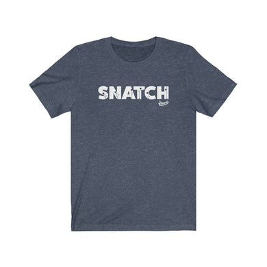 SNATCH - Navy Unisex T-Shirt - Knurly Designs