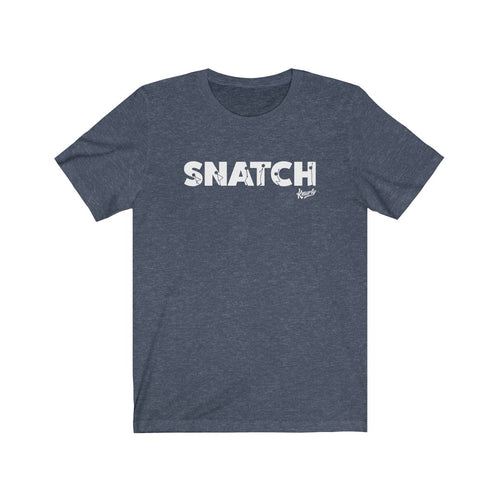 SNATCH - Navy Unisex T-Shirt - Knurly Designs