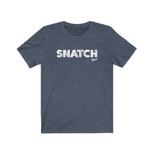 SNATCH - Navy Unisex T-Shirt - Knurly Designs