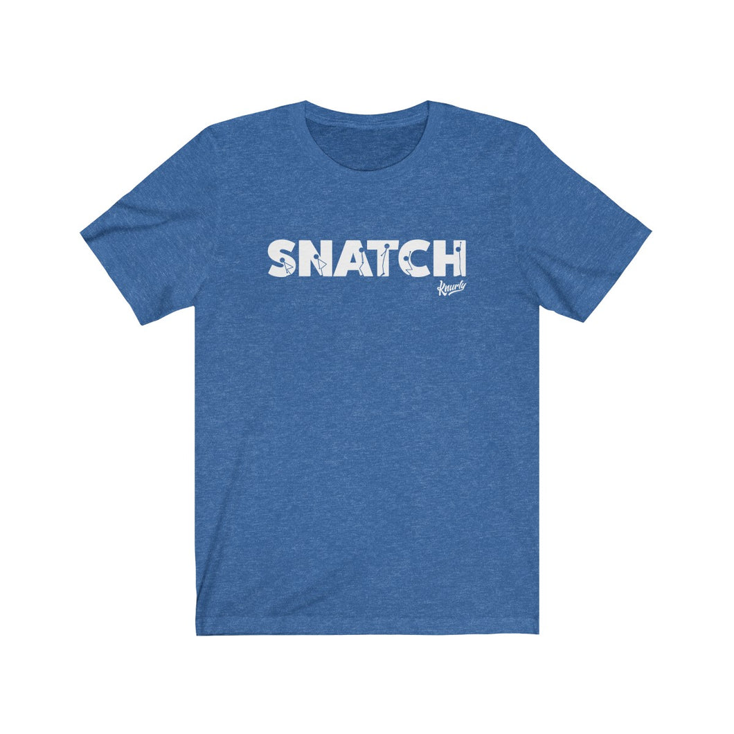 SNATCH - Royal Blue Unisex T-Shirt - Knurly Designs